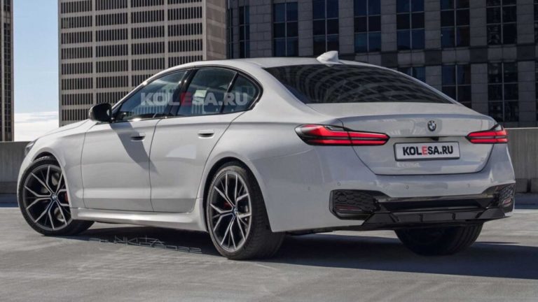 BMW 5 Series 2024 года предстал в новом виде после новых шпионских фотографий, демонстрирующих дизайн фар