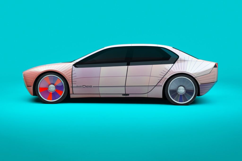 Компания BMW представила концепт BMW i Vision Dee, который может менять цвет кузова