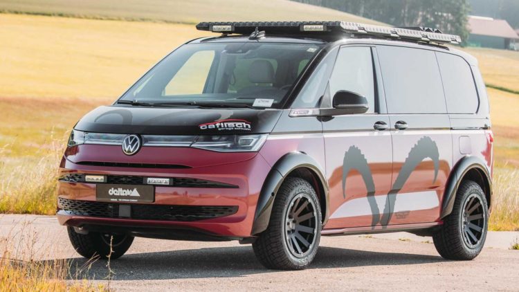 Volkswagen Multivan T7 превратили в настоящий внедорожник