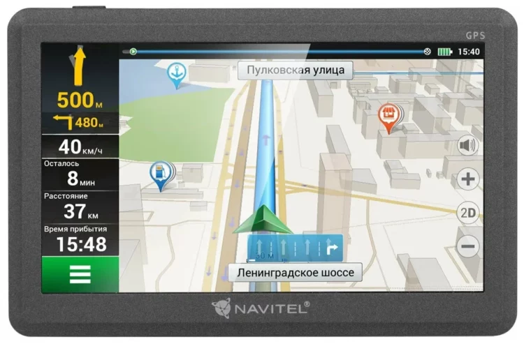 Навигатор NAVITEL C500 - надежный офлайн-навигатор с сенсорным 5-дюймовым экраном