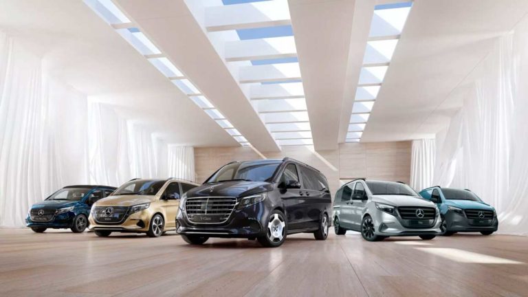 Mercedes-Benz обновил все семейство  микроавтобусов EQV, V-Class, Vito и eVito