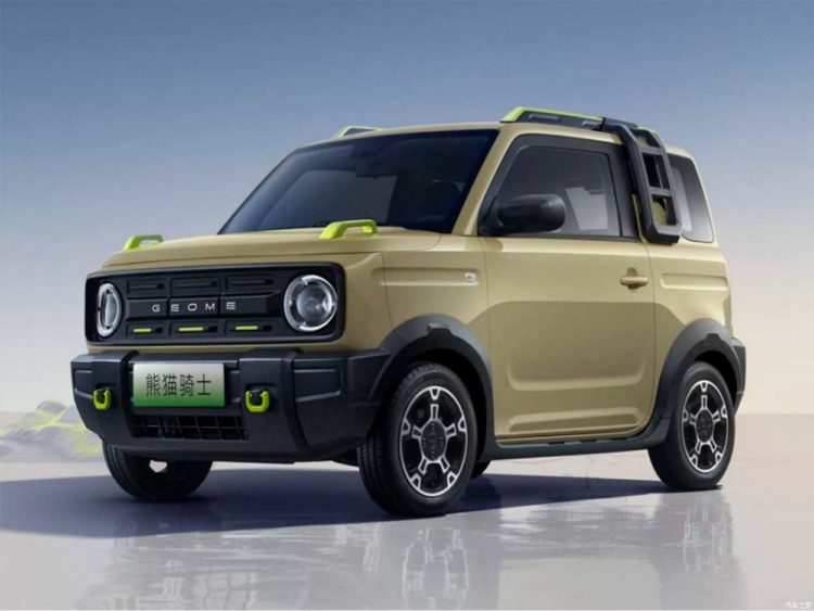 Geely Panda Knight - крошечный китайский электромобиль с лицом Bronco