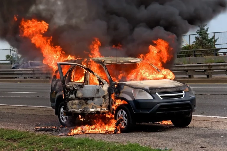 Основные причины возгорания автомобилей