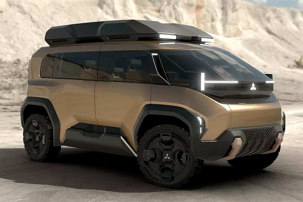 Mitsubishi D:X Concept: японцы показали гибридный внедорожный минивэн