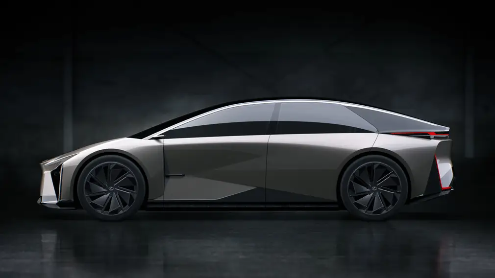 Бренд Lexus представил предсерийный электрокар с футуристичным дизайном