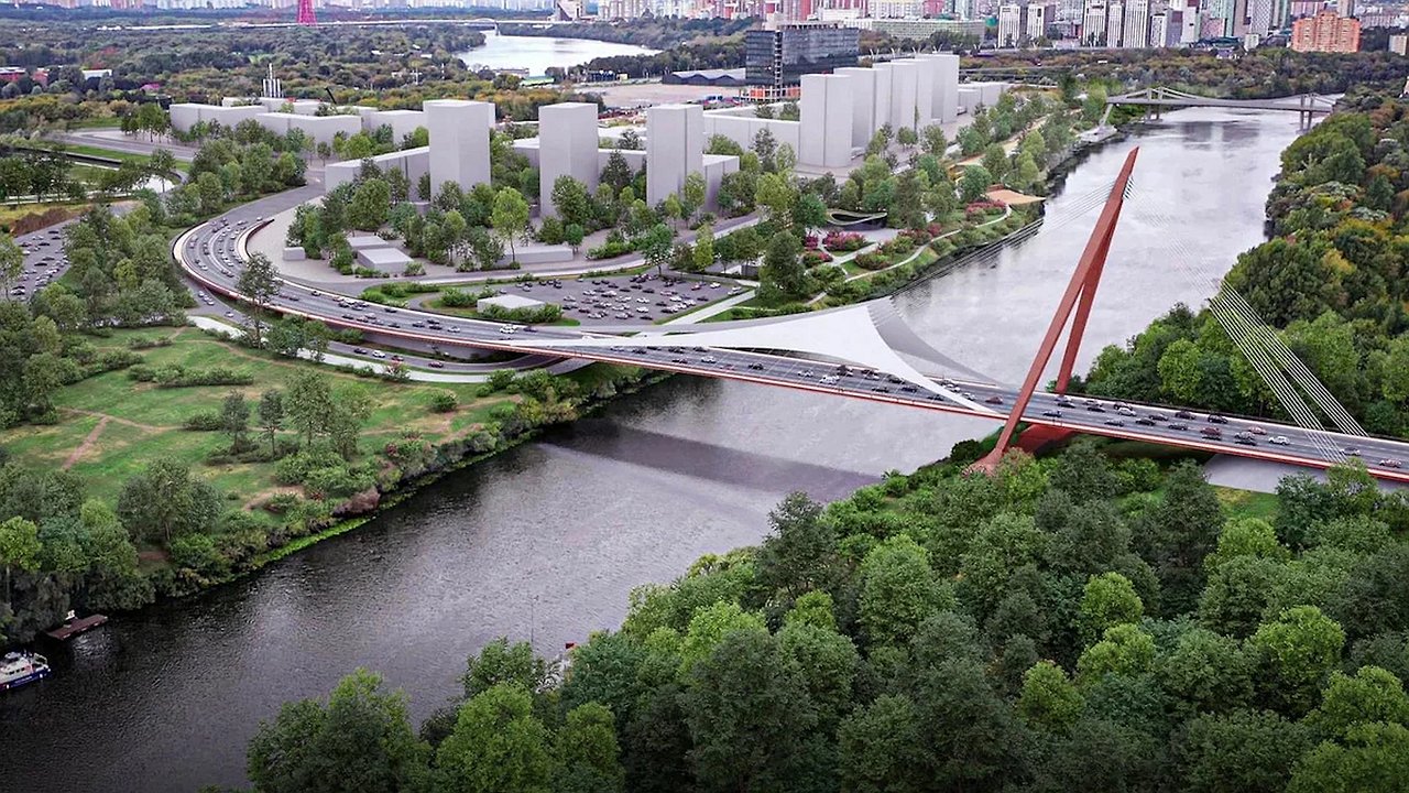 В столице построят еще один автомобильный мост через Москву-реку