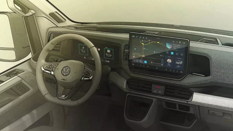 Volkswagen показал интерьер нового Crafter