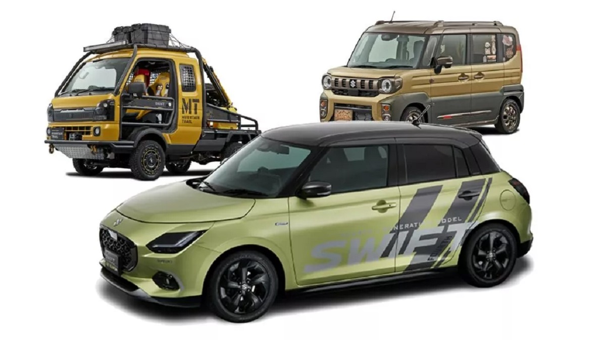Suzuki представил спортивный кей-кар Swift и готовый к приключениям автомобиль