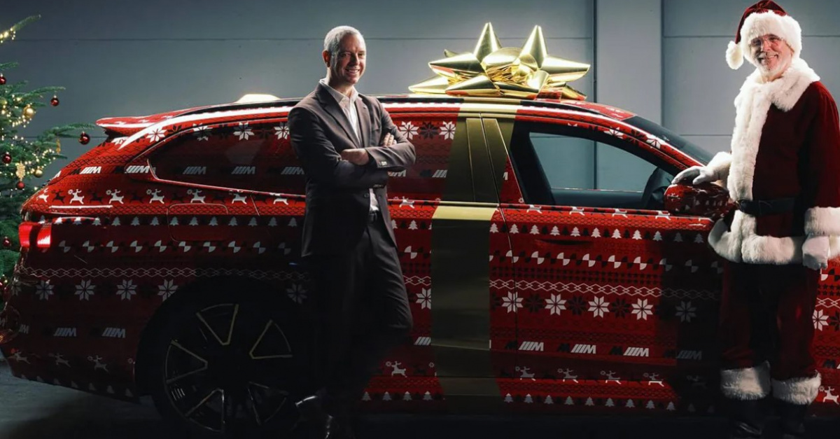 Хорошие новости - M5 Touring BMW начинает Рождество с тизера суперуниверсала