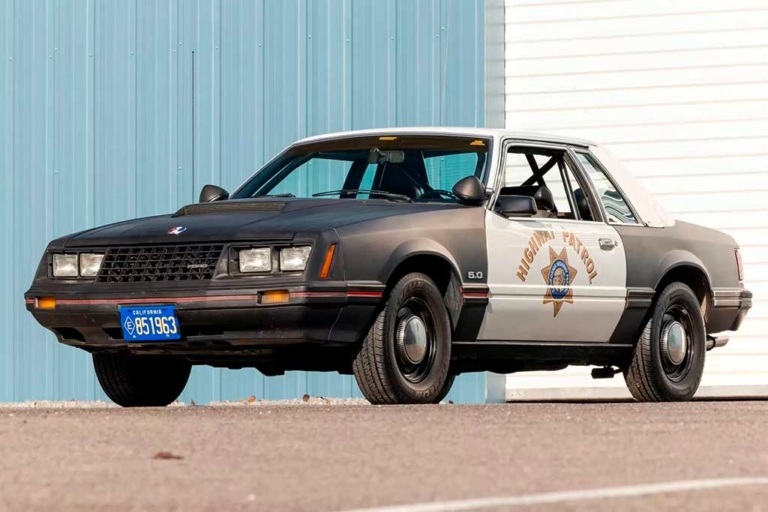 Редкий полицейский прототип Ford Mustang SSP 1982 года пустят с молотка