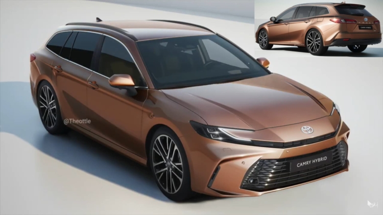 Необычная Toyota Camry: как знаменитый седан мог выглядеть в альтернативном кузове
