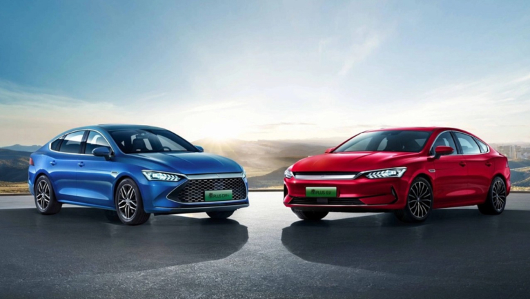 Китайский BYD запустил продажи бюджетного гибридного седана Qin Plus