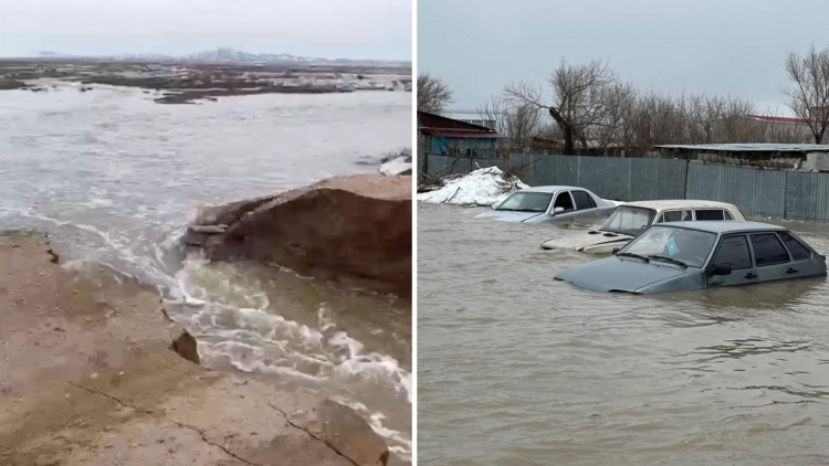 Какие трассы закрыты из-за паводков в Казахстане
