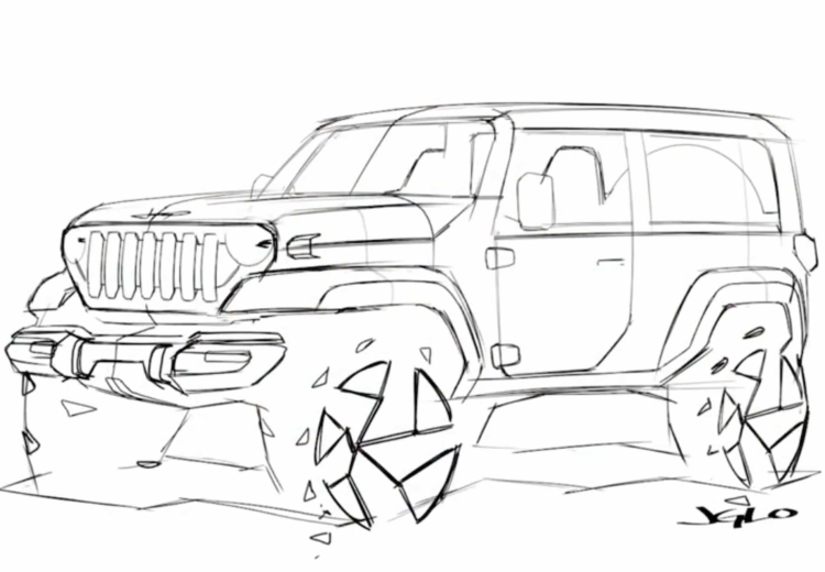 Дизайнер показал, как будет выглядеть Jeep Wrangler в будущем