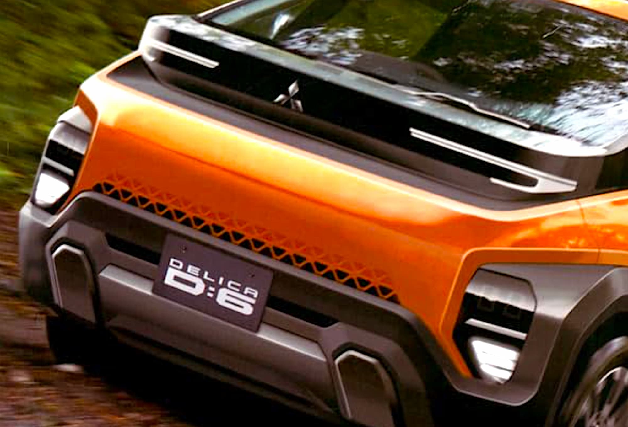 Новый внедорожный минивэн Mitsubishi Delica D:6 впервые показался во всей красе в товарном виде